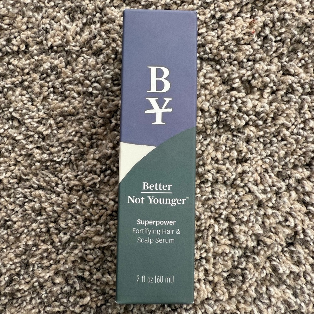 NEW Better Not Younger Superpower Fortifying Hair & Scalp Serum